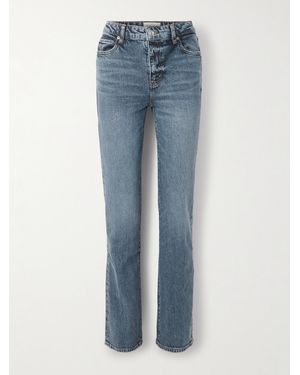 FRAME The Ruler Hoch Sitzende Jeans Mit Schmalem Bein - Blau
