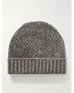 Gabriela Hearst Porta Mélange Cashmere Beanie - Gray