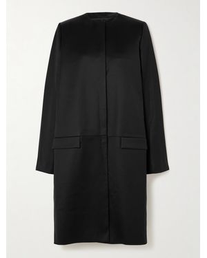 TOTEME Mantel Aus Satin - Schwarz