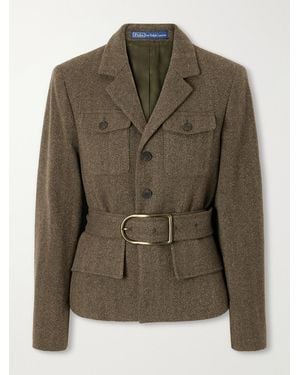 Polo Ralph Lauren Wool-Blend Herringbone Jacket - Green