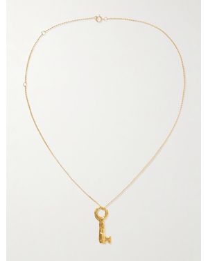 Alighieri The Key Of The Night-Plated Necklace - White