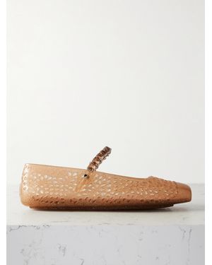 Jimmy Choo The Jelly Ballerinas Aus Tpu Mit Kristallen - Weiß