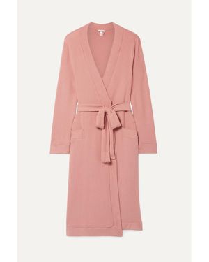 Eberjey Cosy Time Modal-Blend Robe - Pink