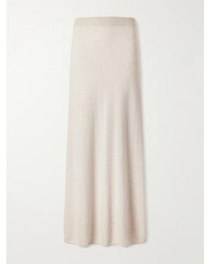 Lisa Yang Dolly Cashmere Midi Skirt - White