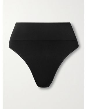 Spanx Ecocare String Aus Stretch-Material - Schwarz