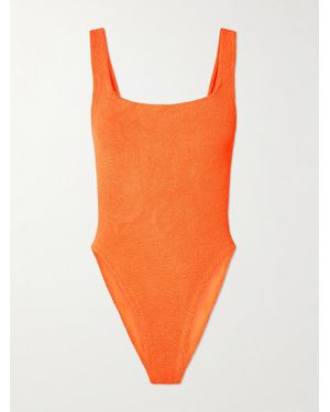Hunza G Seersucker Swimsuit - Orange