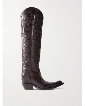 Acne Studios Leather Knee Boots - White