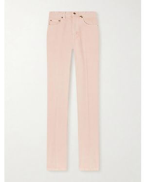 Chloé High-Rise Slim-Leg Jeans - Natural
