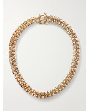 Roxanne Assoulin The Nesting Rope Duo-Tone Chain Necklace - Natural
