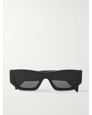 Prada Sonnenbrille Mit D-Rahmen Aus Azetat - Schwarz