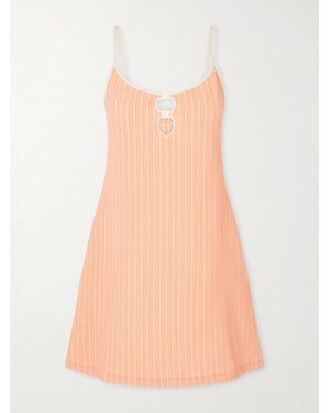 Eres Vitality Cut-Out Jacquard Coverup - Pink