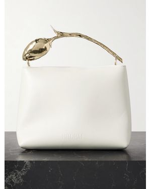 Erdem Bloom Mini Leather Clutch - Grey
