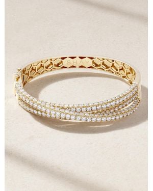 SHAY 18-Karat Diamond Bangle - Natural