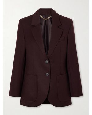Victoria Beckham Katherine Wool Jacket - Purple