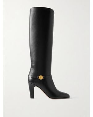 Chloé Eve Embellished Leather Ankle Boots - Black
