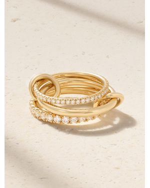 Spinelli Kilcollin Norah Set-Of-Three 18-Karat Diamond Rings - Natural