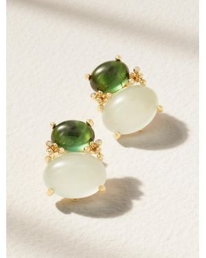 Ole Lynggaard Copenhagen Boho Ohrstecker Aus 18 Karat Mit Mehreren Steinen - Natur
