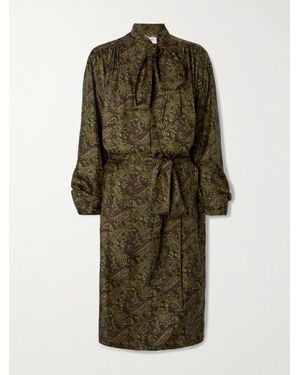 【Saint Laurent】PAISLEY PRINT TWILL PANTS SAINT LAURENT Saint Laurent Women Paisley Print Pants