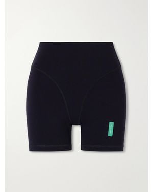 District Vision Logo-Appliquéd 5' Stretch-Knit Shorts - Blue