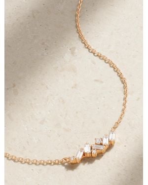 Suzanne Kalan Kette Aus 18 Karat Roségold Mit Diamanten - Natur