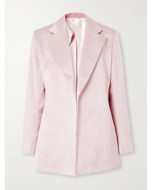 Sa Su Phi Bea Silk-Blend Blazer - Pink
