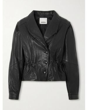 Isabel Marant Bikerjacke Aus Leder - Schwarz