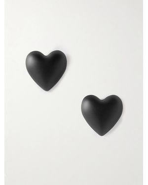 Roxanne Assoulin The Puffy Heart Earrings - Black