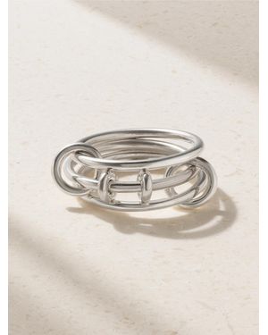 Spinelli Kilcollin Acacia Set Of Three Sterling Rings - Natural