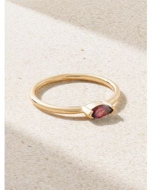 Melissa Joy Manning 14-Karat Recycled Rhodolite Ring - Natural
