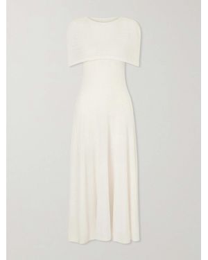 arch4 Cordelia Crocheted Cotton, Silk And Cashmere-Blend Maxi Dress - White