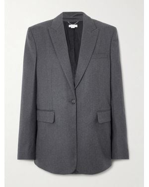 Stella McCartney Blazer Aus Woll-Twill - Grau