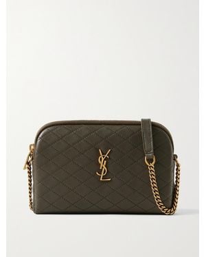 Saint Laurent Gaby Schultertasche Aus Gestepptem Leder - Mehrfarbig