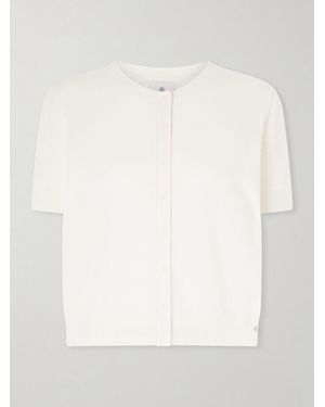 Anine Bing Gracie Cashmere Cardigan - White