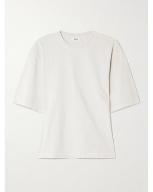 Agolde Storey T-Shirt Aus Baumwoll-Jersey - Weiß