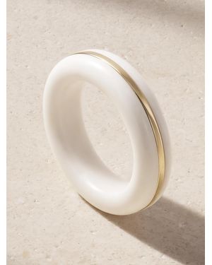 BY PARIAH The Essential Stacking 14-Karat Recycled Agate Ring - Natural