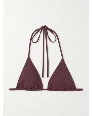 Matteau The String Recycled Triangle Bikini Top - Lila
