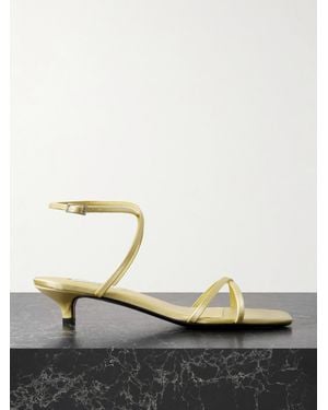 TOTEME Satin Sandals - Natural