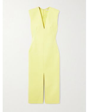 Givenchy Wool-Blend Midi Dress - Yellow