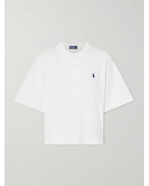 Polo Ralph Lauren Polohemd Aus Baumwoll-Piqué Mit Stickerei - Weiß