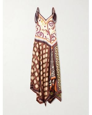 ALÉMAIS Wilson Silk Twill Midi Dress - White