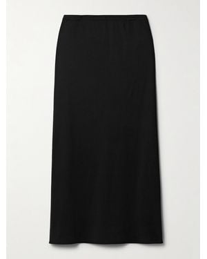 The Row Bumira Jersey Midi Skirt - Black