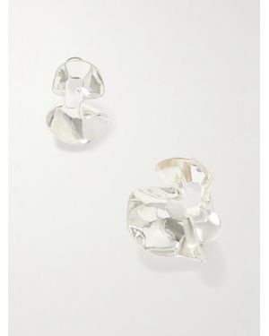 Dinosaur Designs Wave-Plated Earrings - Natural