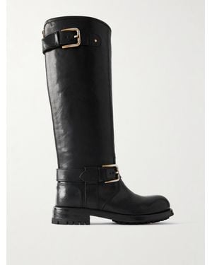 Dolce & Gabbana Like A Virgin Bikerstiefel Aus Leder - Schwarz