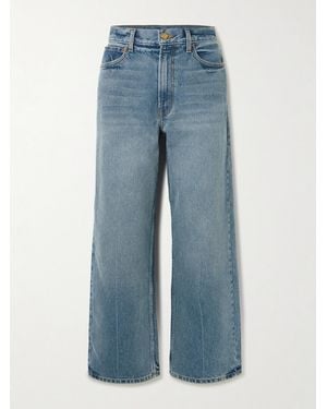 B Sides Elissa High-Rise Wide-Leg Jeans - Blue