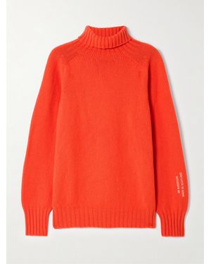 JW Anderson Embroidered Merino Wool Turtleneck Jumper