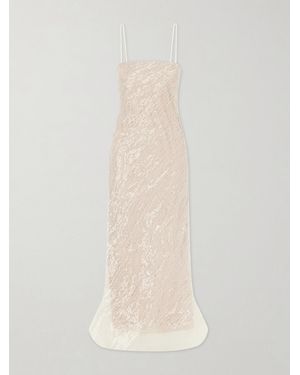 Danielle Frankel Noemi Organza Gown - White
