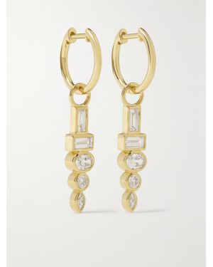 Sorellina Totem 18-Karat Diamond Earrings - Metallic