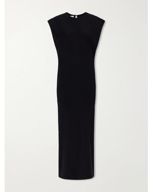 Co. Shift Stretch-Crepe Maxi Dress - Black