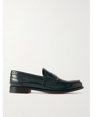 Church's Robin Glossed-Leather Penny Loafers - Green
