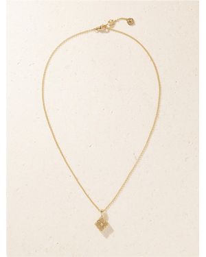 Buccellati Opera Tulle 18-Karat And Mother-Of-Pearl Necklace - Natur